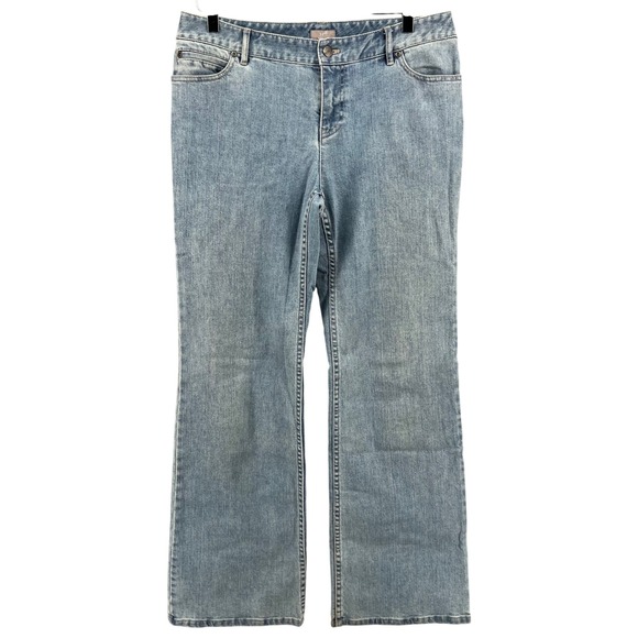 J. Jill Denim - J. Jill Bootcut Jeans Womens 10 Blue Light Wash Stretch Denim 83151004